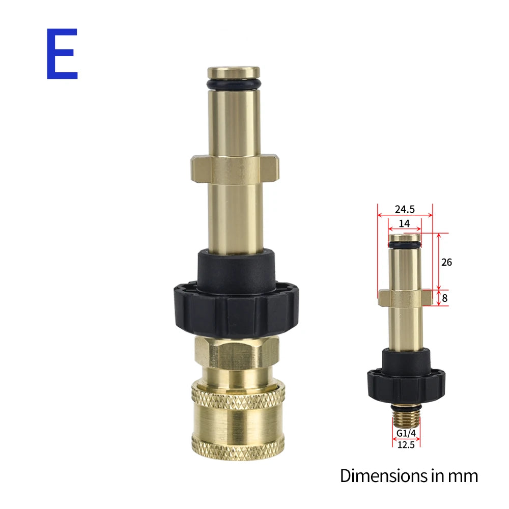Pressure Washer Quick Connector 1/4" to Spray Gun