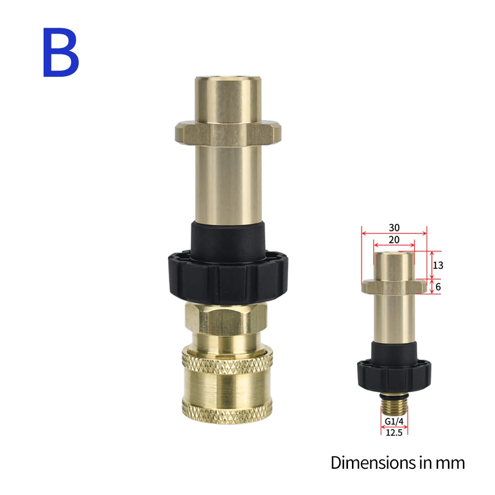 Pressure Washer Quick Connector 1/4" to Spray Gun