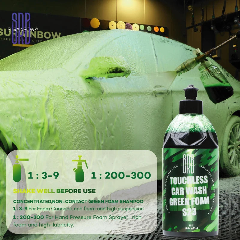 Green Foaming Car Wash Soap 473ml