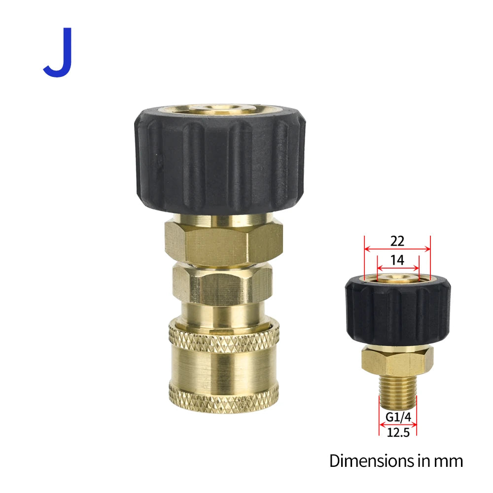 Pressure Washer Quick Connector 1/4" to Spray Gun