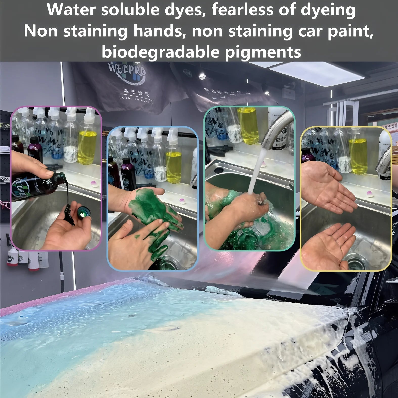 Color High Foaming Car Wash