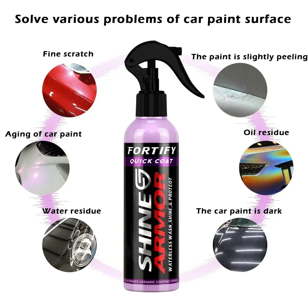 SHINE ARMOR Fortify Quick Coat Ceramic Coating Car Wax Polish