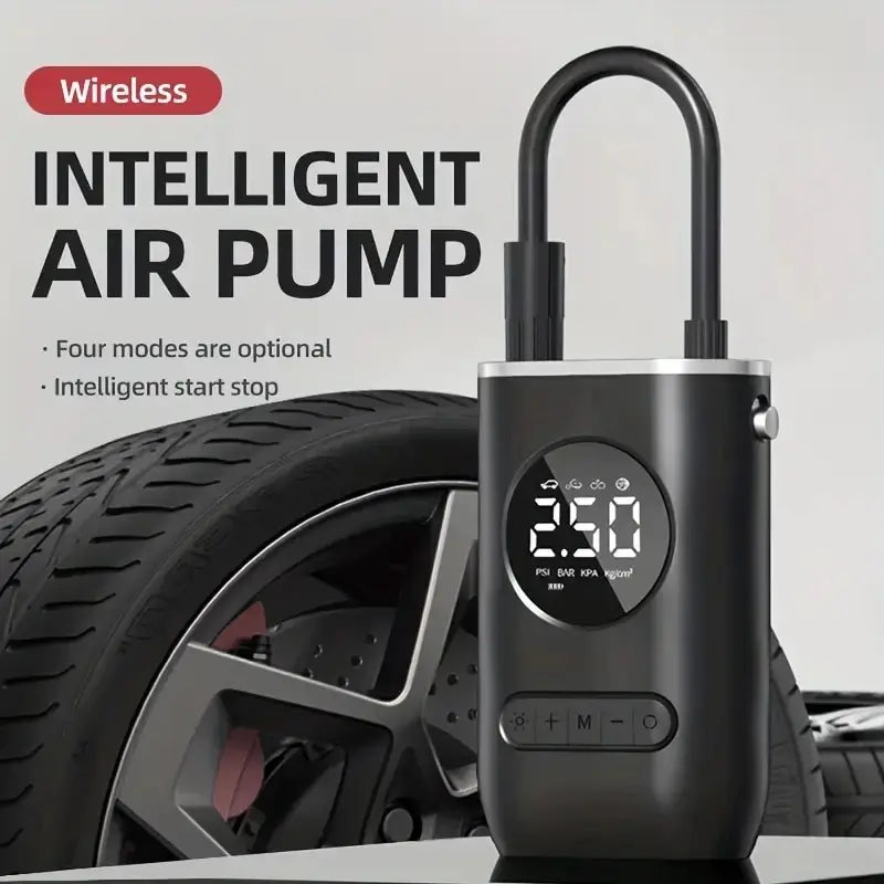 Car Air Pump Portable Mini Self Propelled Electric Tire Pump