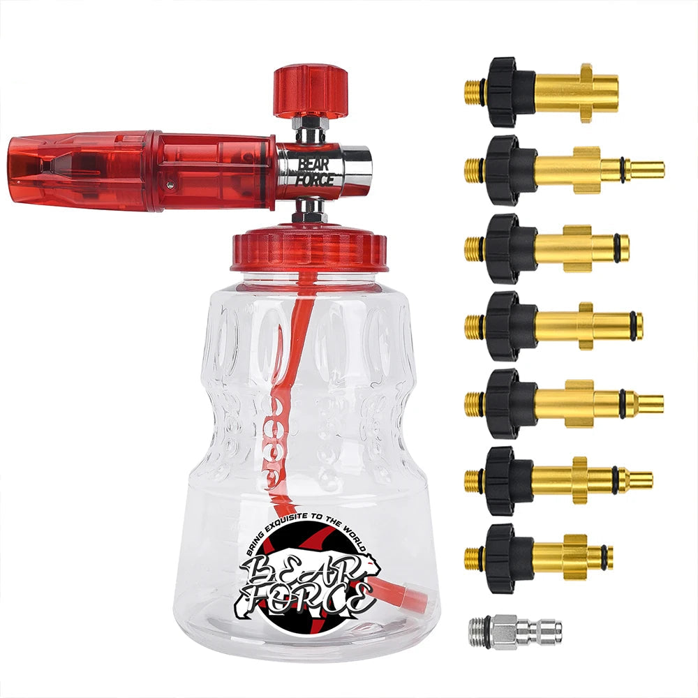 Red Aluminum Foam Lance Car Wash