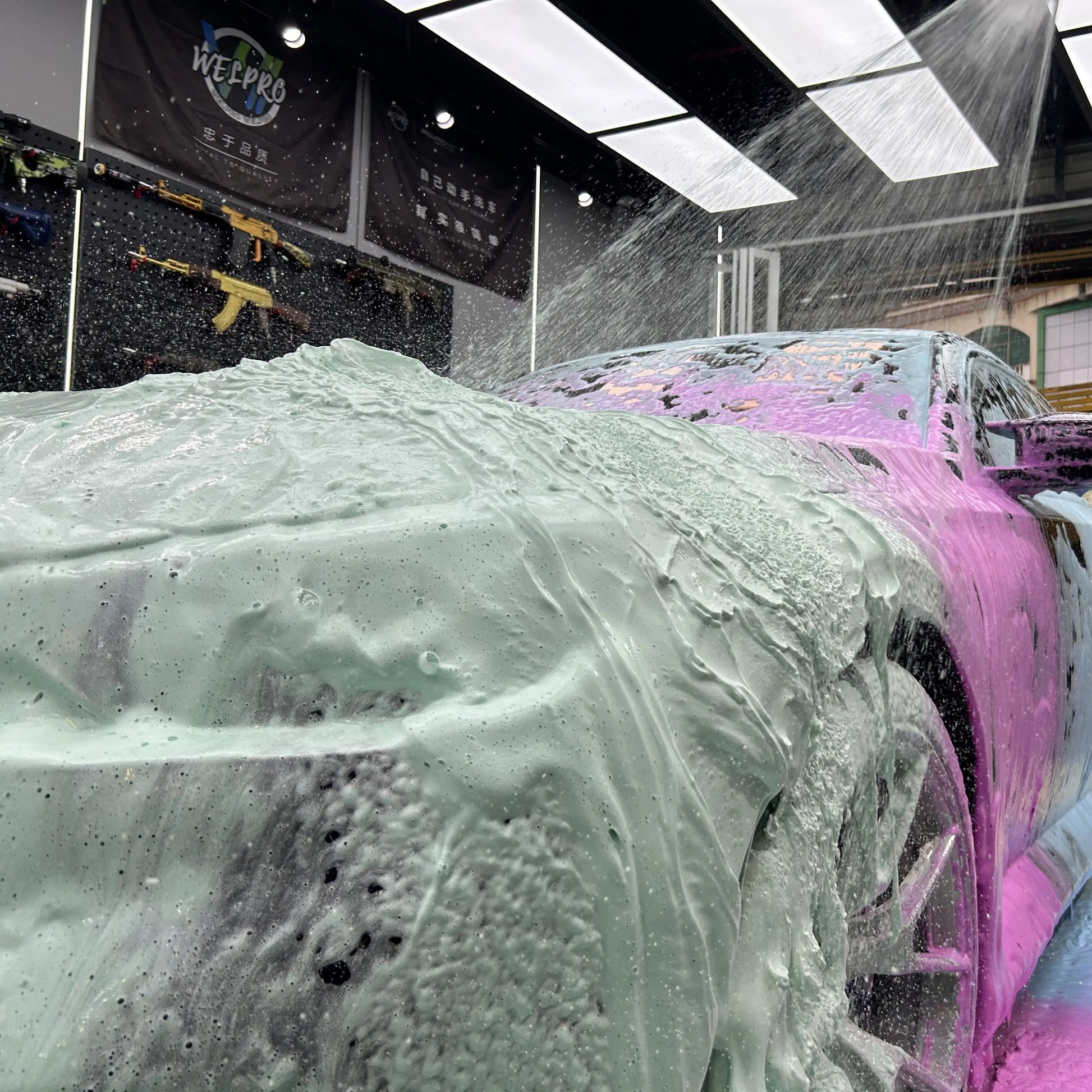 Color High Foaming Car Wash