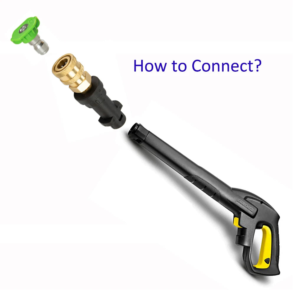 Pressure Washer Quick Connector 1/4" to Spray Gun