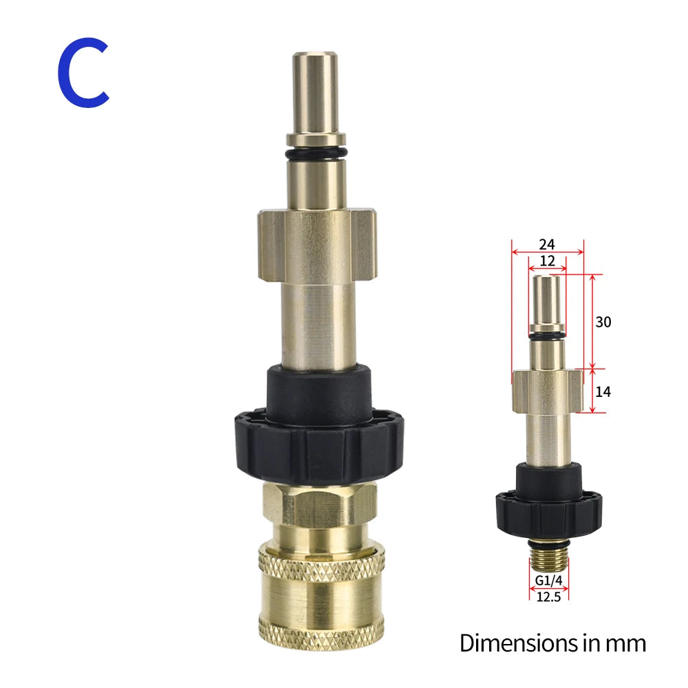 Pressure Washer Quick Connector 1/4" to Spray Gun