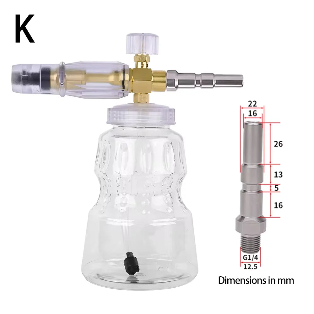 Transparent Snow Foam Lance