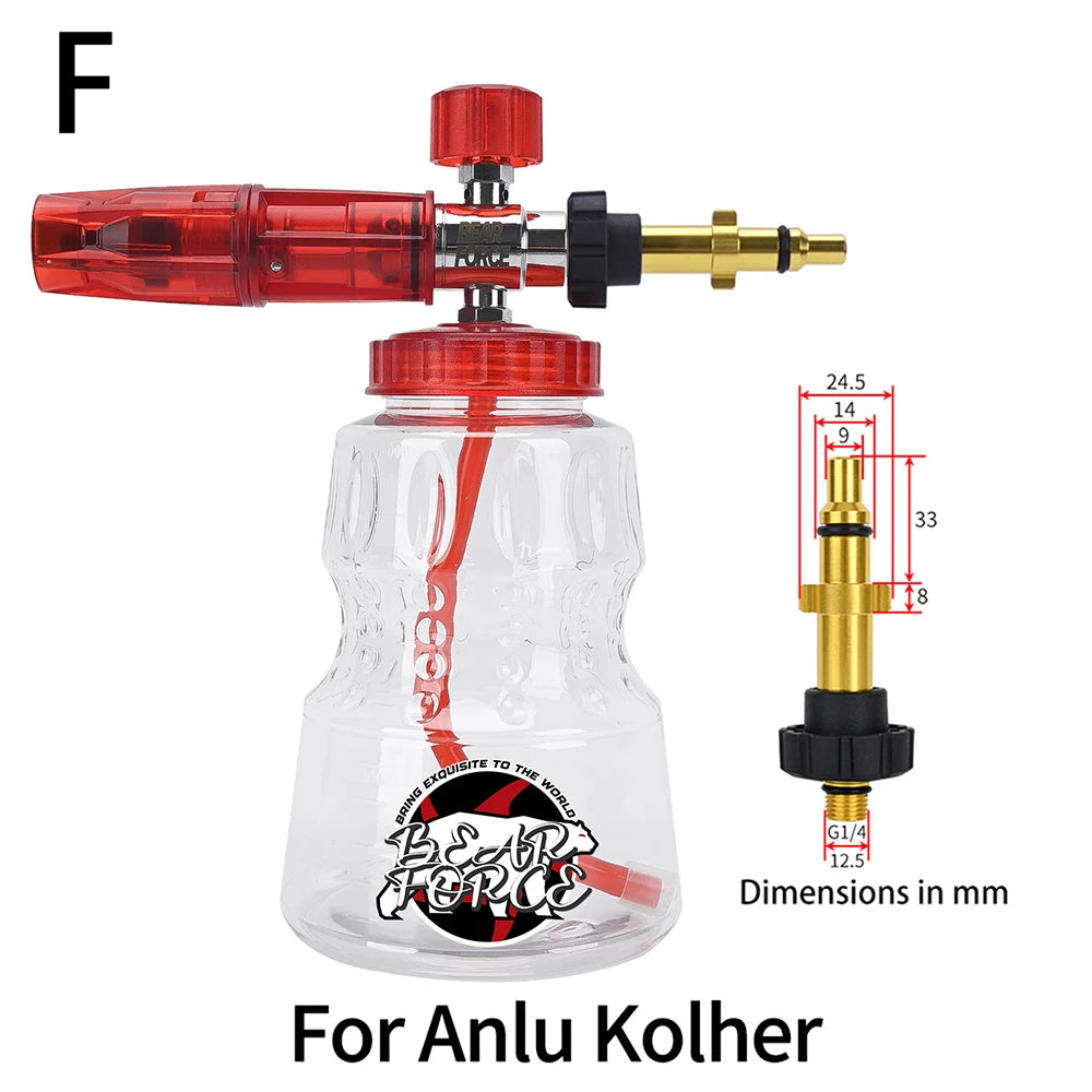 Red Aluminum Foam Lance Car Wash