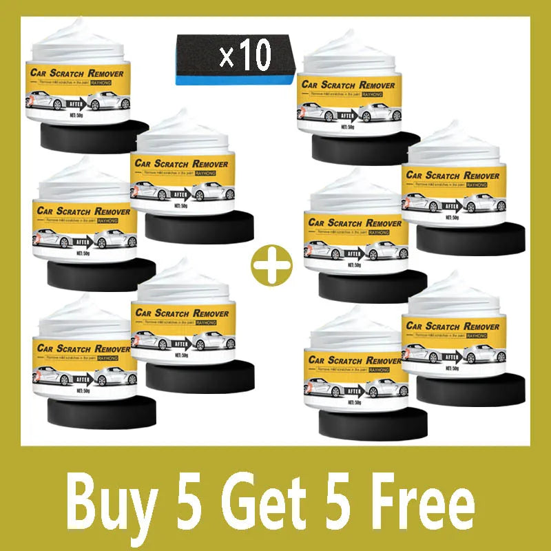 Professional Car Scratch Repair Kit - Quick Fix & Shine Enhancer for Minor Paint Scratches and Swirls