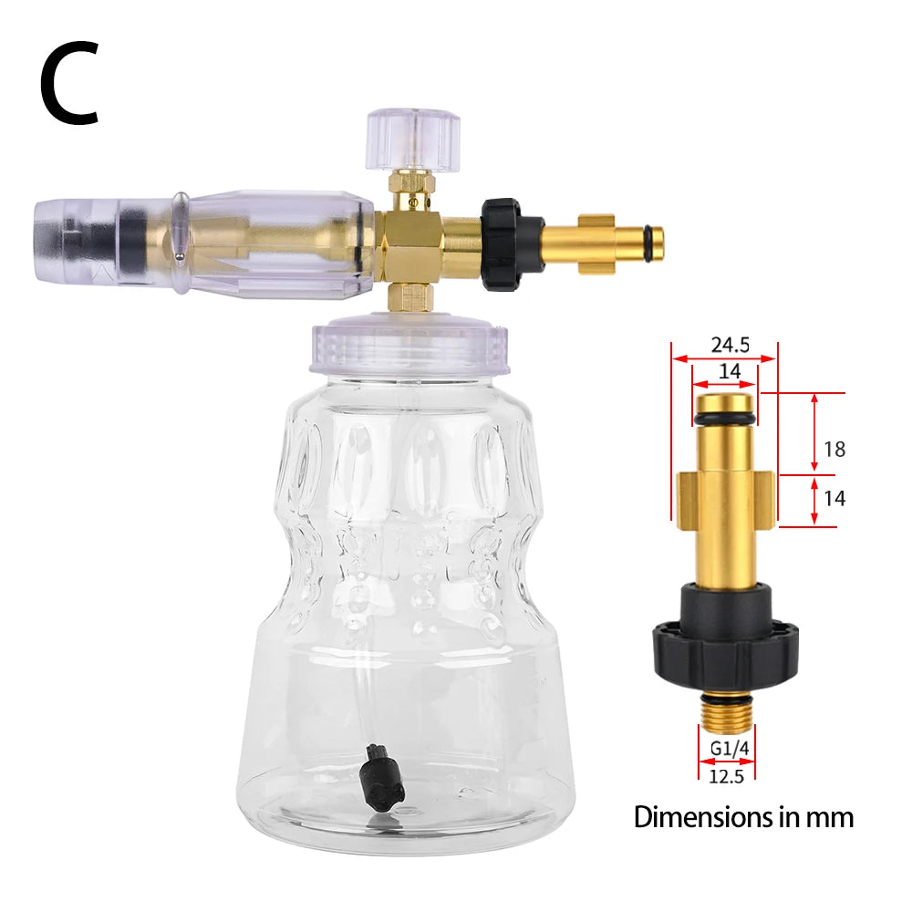 Transparent Snow Foam Lance