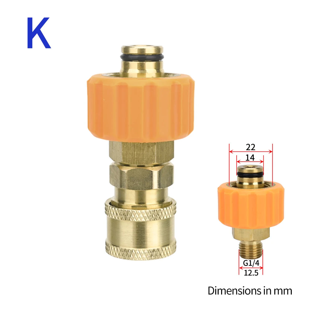 Pressure Washer Quick Connector 1/4" to Spray Gun