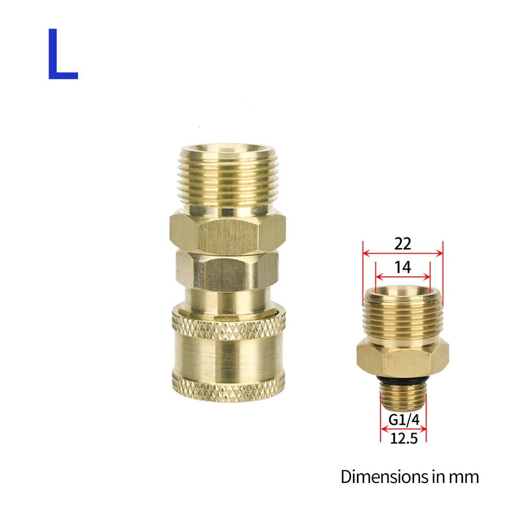 Pressure Washer Quick Connector 1/4" to Spray Gun