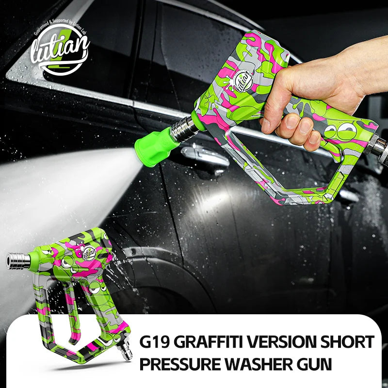 Green Frog Pressure Washer Gun-Graffiti Style