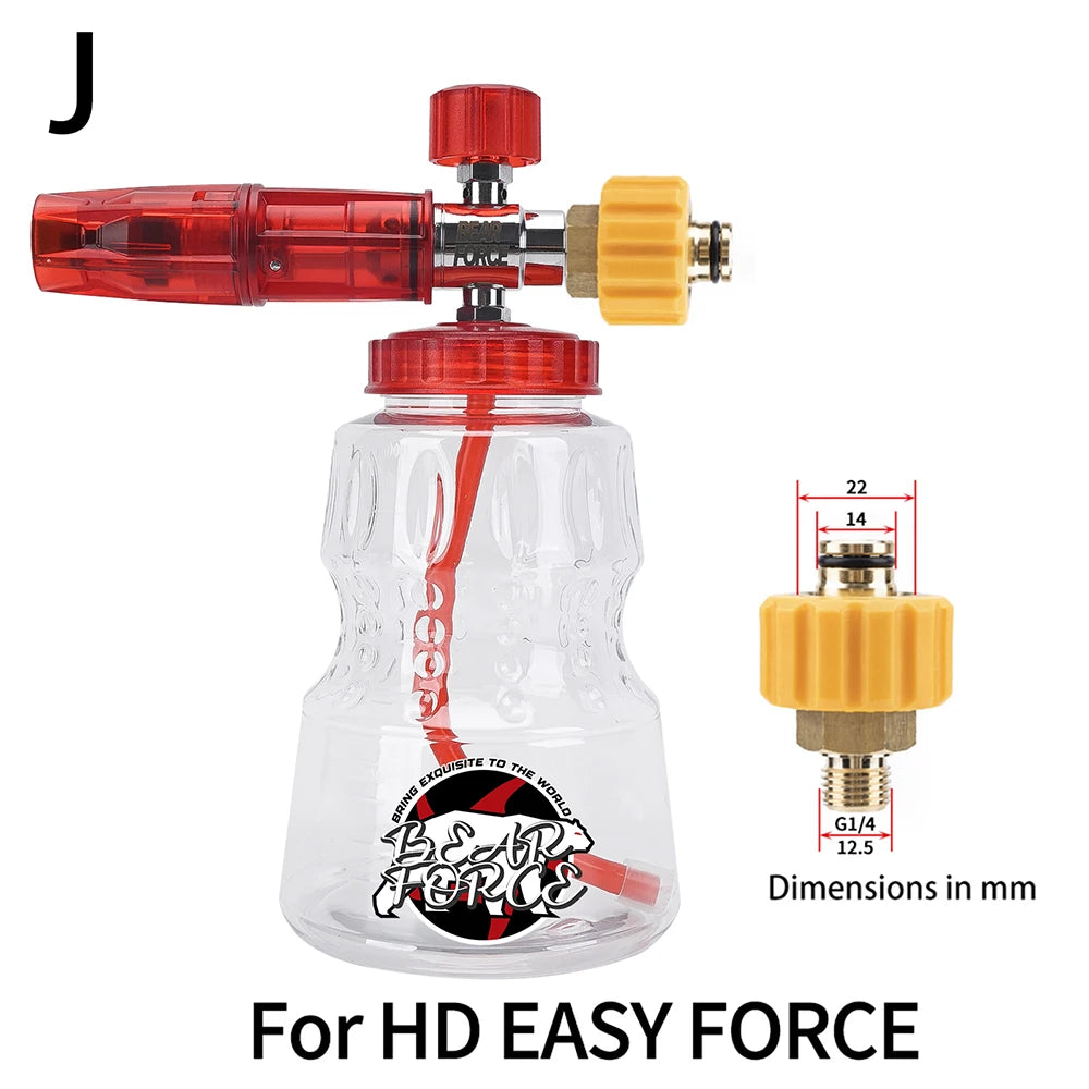 Red Aluminum Foam Lance Car Wash