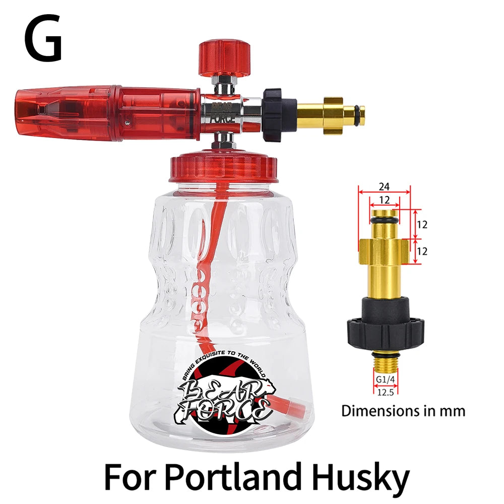 Red Aluminum Foam Lance Car Wash