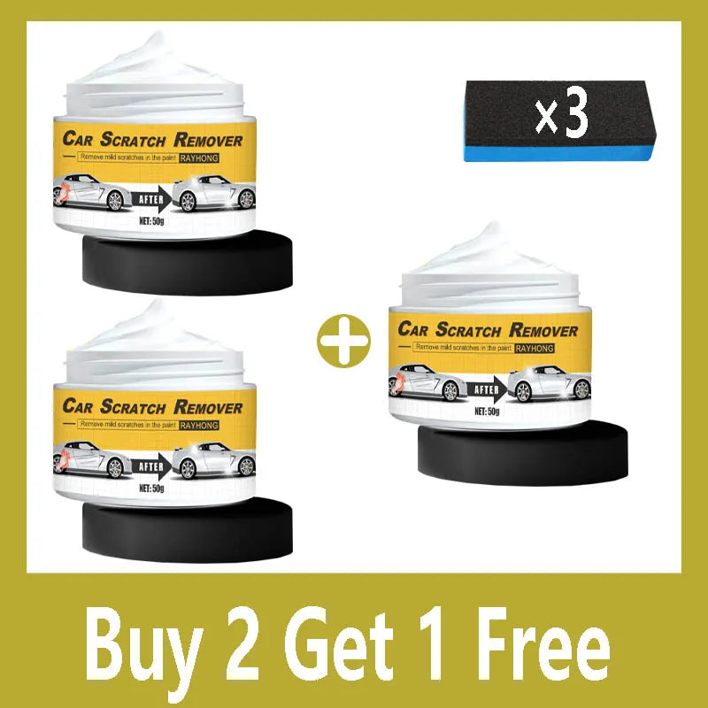 Professional Car Scratch Repair Kit - Quick Fix & Shine Enhancer for Minor Paint Scratches and Swirls