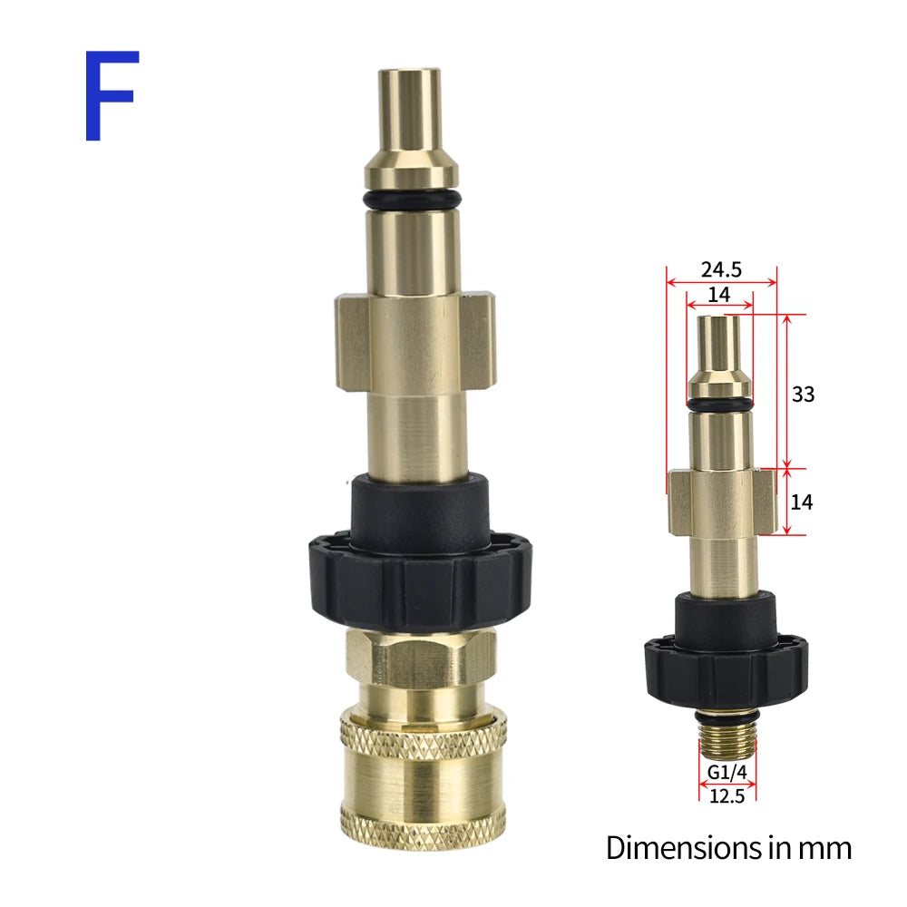 Pressure Washer Quick Connector 1/4" to Spray Gun