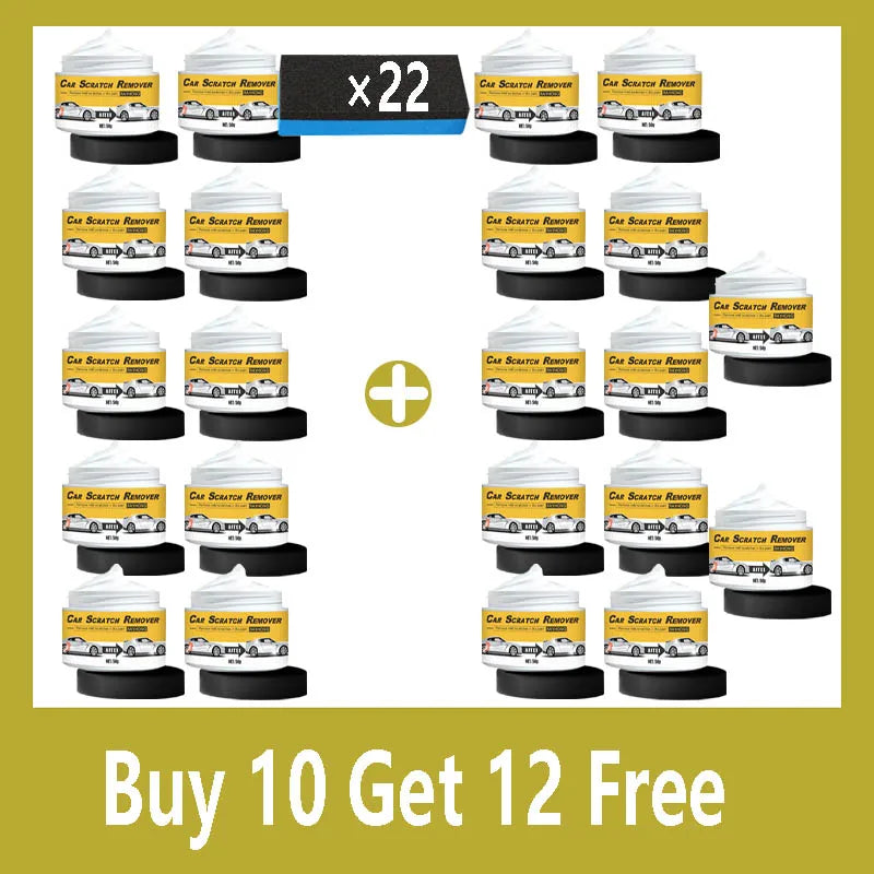 Professional Car Scratch Repair Kit - Quick Fix & Shine Enhancer for Minor Paint Scratches and Swirls