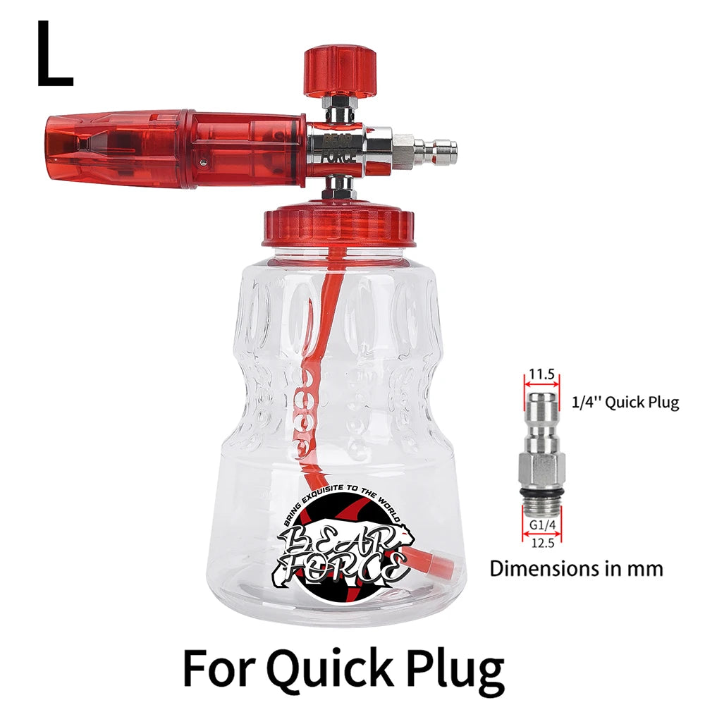 Red Aluminum Foam Lance Car Wash