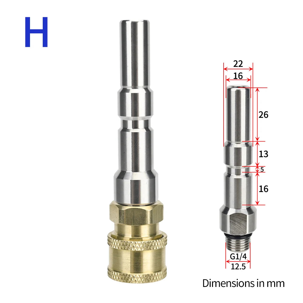 Pressure Washer Quick Connector 1/4" to Spray Gun